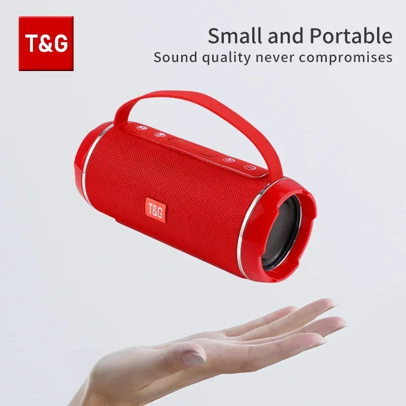 T&g  tg116c bluetooth højttalere trådløs kraftfuld bærbar højttalerboks udendørs højttaler subwoofer musikcenter boombox med radio