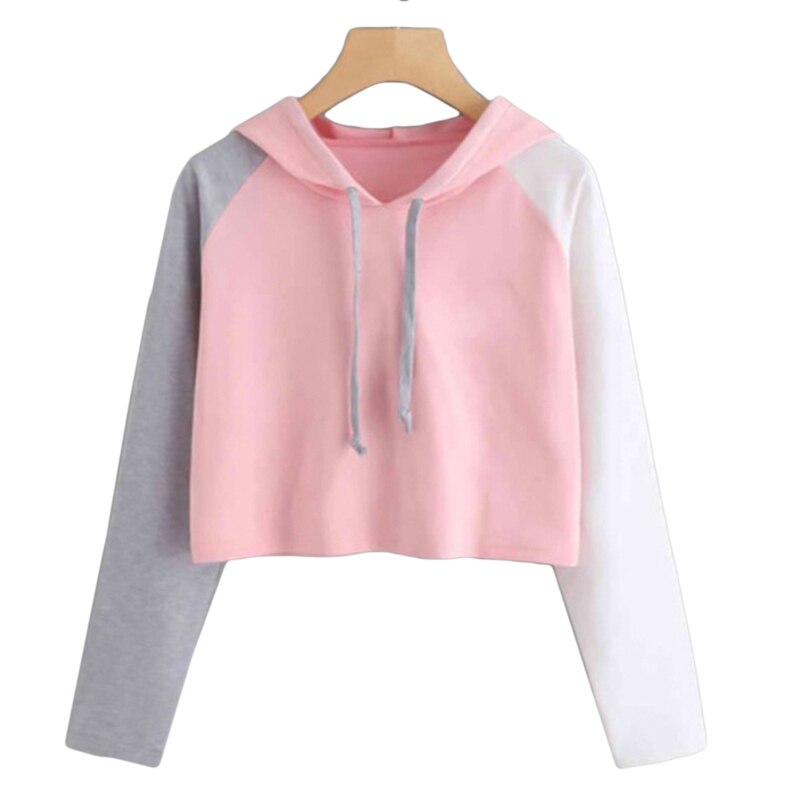 Women's Outdoor Sports Coats Hooded Color Matching Sweatshirt Hiking Camping Skiing Trekking Female Softshell Jackets: M / pink