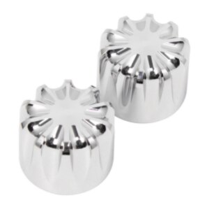 1 Pair Motorcycle Front Axle Nut Cover Cap Bolt For Harley Dyna Fat Bob Touring Electra Glide Road Glide Sportster Iron 883 1200: J