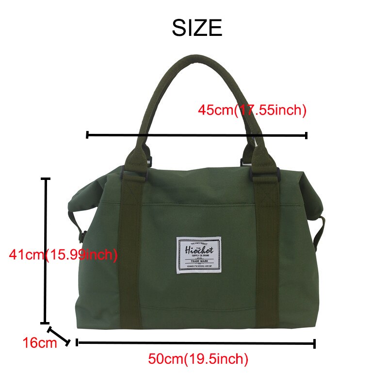 Casual Multifunctional Waterproof Men Travel Bags Anti-Theft Travel Duffle Large Capacity Handbag Weekend Bag Overnight