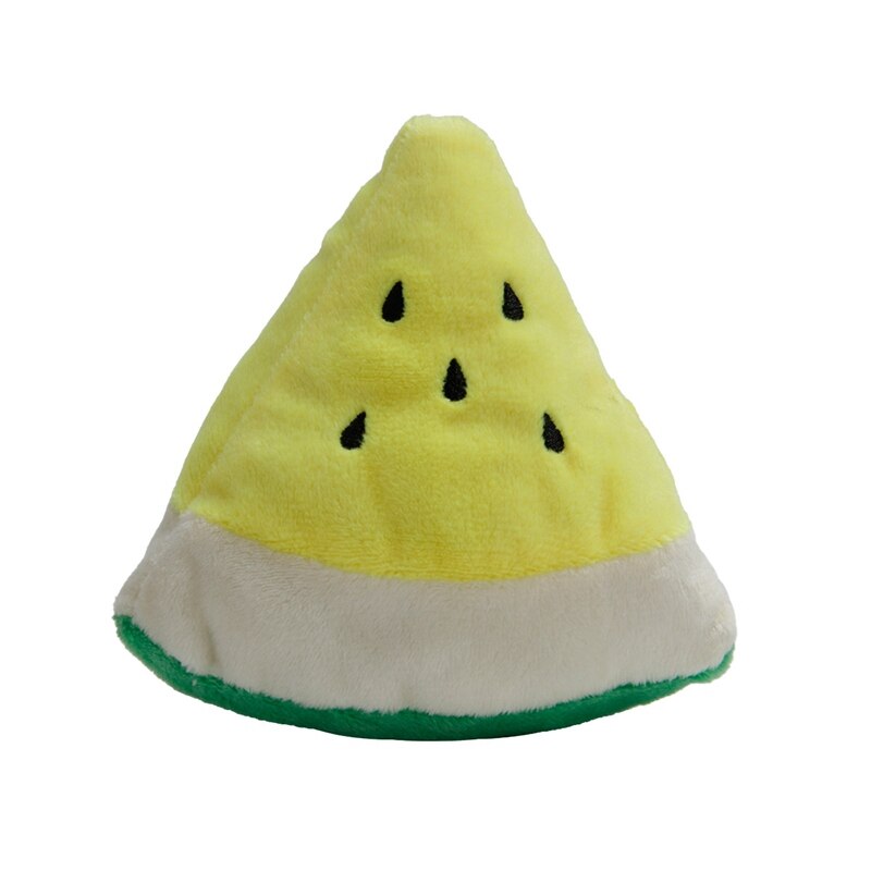 Plush Fruit Shaped Squeaky Chew Toy Interactive Pet Molar Toy For Dogs To Relieve Stress Pet Plush Fruit Sounding Toy: A2