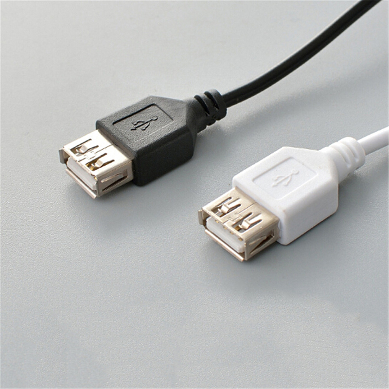 Svart usb 2.0 a till en hankvinnlig förlängningskabel höghastighets usb-förlängning laddningskabel för kabel 1.5m