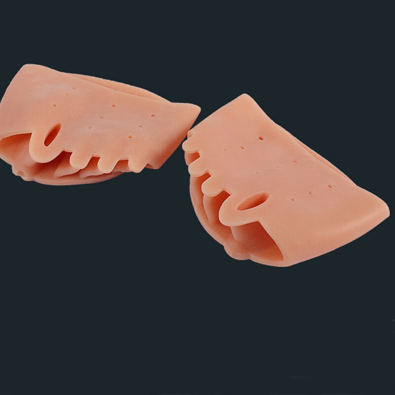 Silicone Forefoot Pads Toe Separator Cushion Pad Pain Relief Shoes Insoles Finger Toe Hallux Valgus Corrector Gel Pads Foot Care: Skin