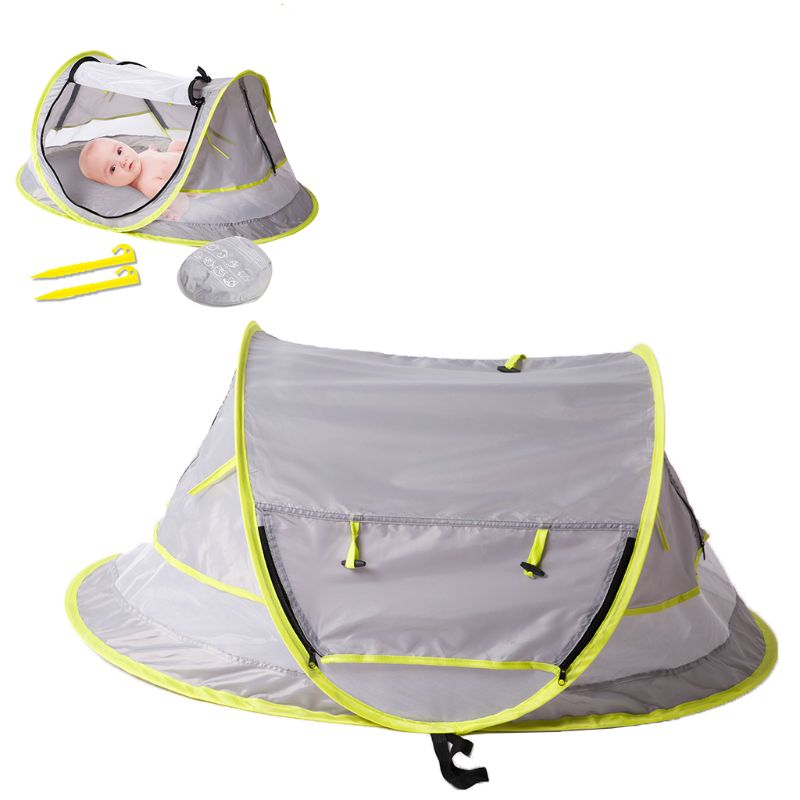 Portable Baby Travel Bed Beach Tent 50+ Sun Shelter Pop Up Mosquito Net
