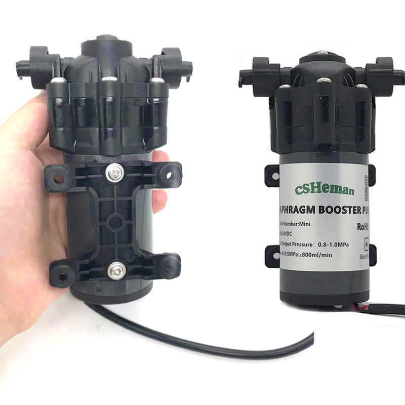 Vattenbooster  ro 24v 75 gpd tyst pump omvänd osmos vattensystem tryckökningspump