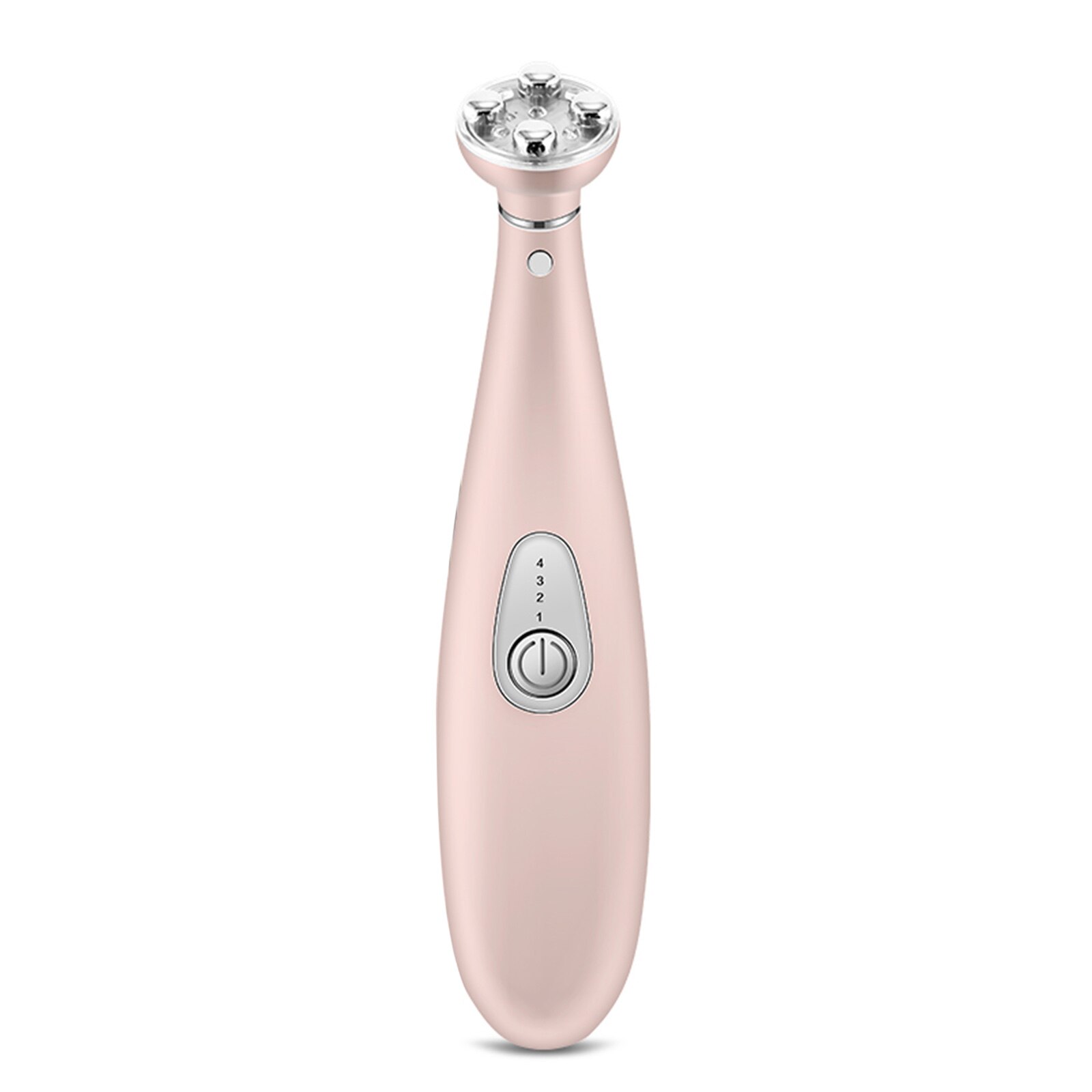 Eye Massage Eyes Facial Massager Wand for Dark Circles Puffiness & Fatigue Removal USB Rechargeable Eye Face Massage Eye Beauty: Light Orange