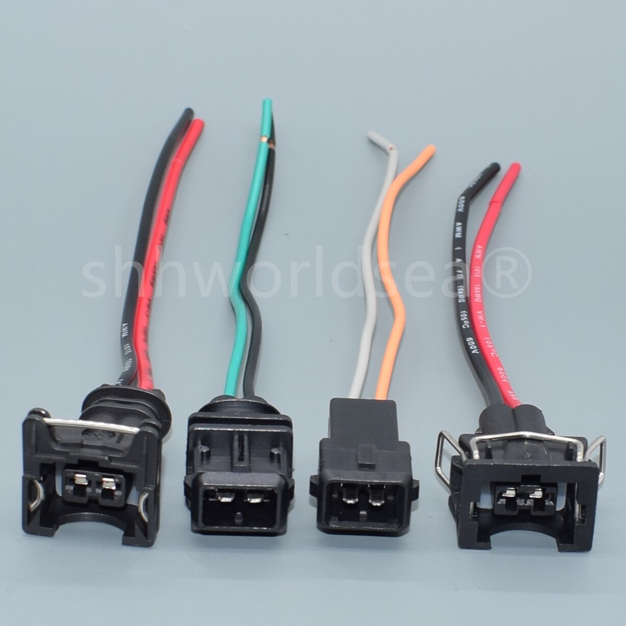 shhworldsea 3.5mm Junior Power Timer 2 pin sealed fuel injector EV1 connector Ignition Coil Plug 282189-1 829441-1 037 906 240