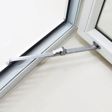 Rvs telescopische wind ondersteuning venster limiter hoek controller kruisje vaste sliding ondersteuning deur en raam Accessoires