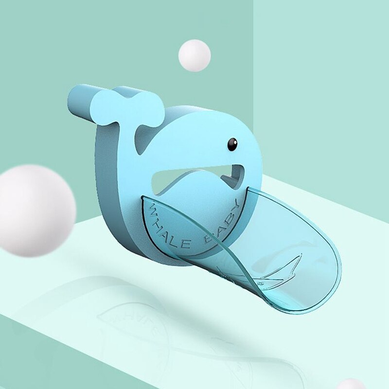 Kids Hand-Washing Solution Tools Faucet Handle Extender Set Cartoon Whale Extend Sink Handle Faucet Spout for Child