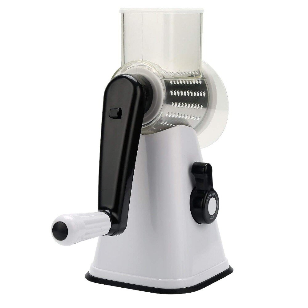 3 in 1 Multifunktionale Rotary Mandoline Slicer, Gemüse Cutter slicer &amp; schredder, Veggie Spiralizer, Mutter Schredder, veggie cutter