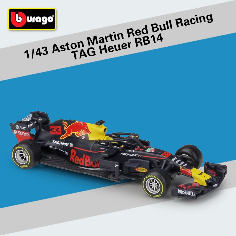 Bburago 1:43 Schaal RB9 RB15 W10 Motor Racing Diecast Metal Car Model Voor Collection Vriend