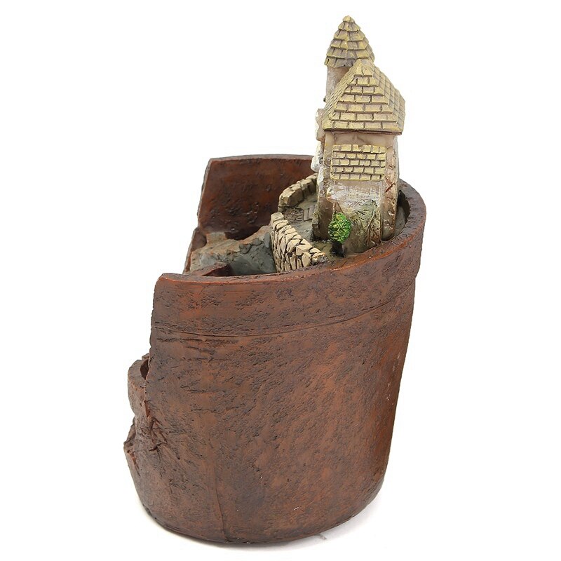 Mini huisbeeldjes, hars bloempot voor kruiden, cactussen, vetplanten, plantenbak, huis, tuin, micro-landschapsdecoratie, knutselen