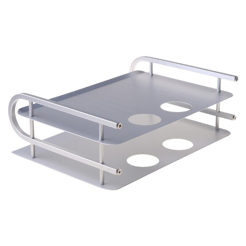 Metal Wireless Wifi Router Storage Box Telephone Storage Rack Wall Mounting TV Set-Top Box Holder Rack Metal Shelf Bracket D7WC