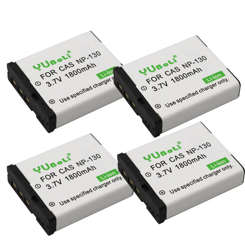bateria NP-130 NP 130 NP130 CNP-130 CNP130 battery + lcd dua charger for Casio Exilim EX-H30 ZR100 ZR200 ZR300 ZR400 ZR410 ZR700: 4battery