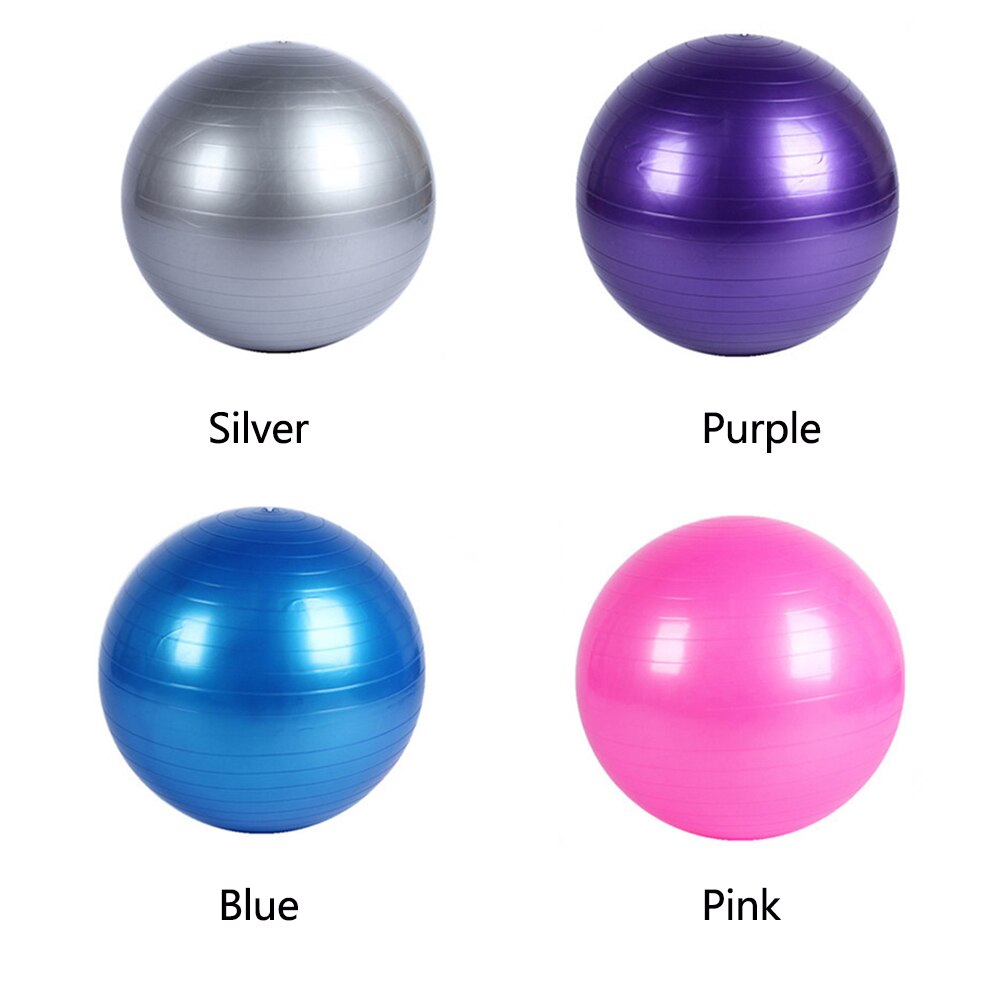 Anti Burst Pilates Body Building Exercise Non Slip Solid Matte Textured PVC Gym Home Yoga Ball Balance Fitness Inflatable