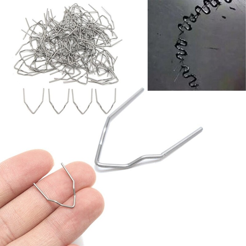 Bumper Repair Staples for Welding PVC ABS Nylon Plastic for Car Auto Bumper Repairing ,600PCS 0.8mm Corner Staples