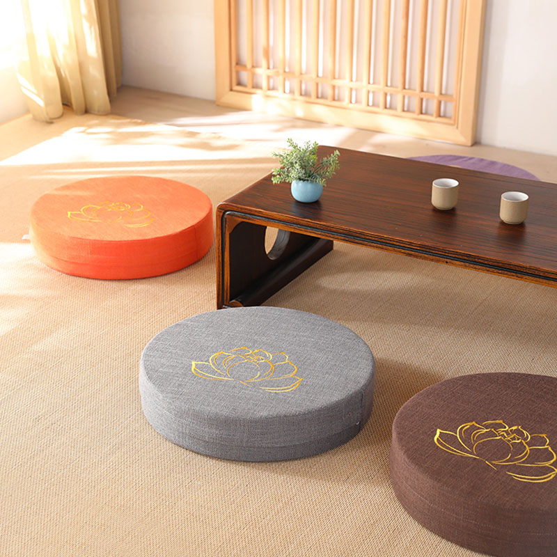 40 x 6cm yoga meditere hård tekstur pude aftagelig vaskbar ryglæn pude japan tatami madras tæpper puf futon sæde pude