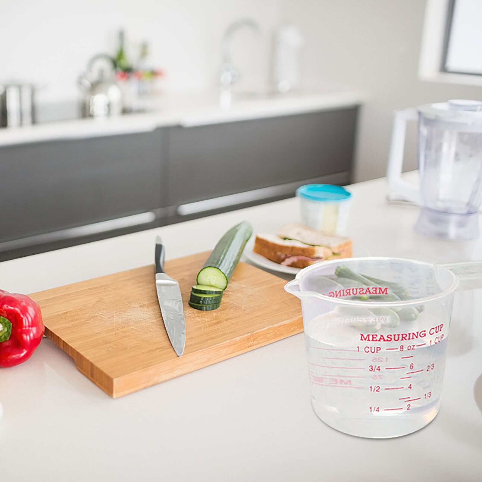 50-250ML ABS Plastic Measuring Cup With Handle Transparent Clear Measuring Tools Cup Tasse a mesurer taza medidora