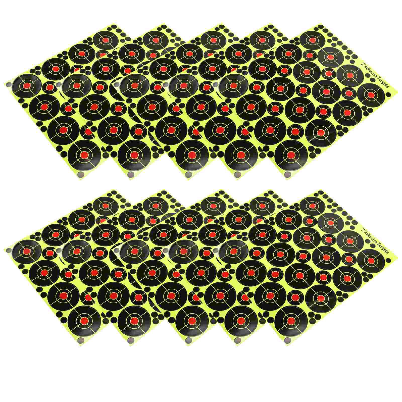 10pcs Shooting Targets Paper Shooting Training Sticker Target Shooting Supplies