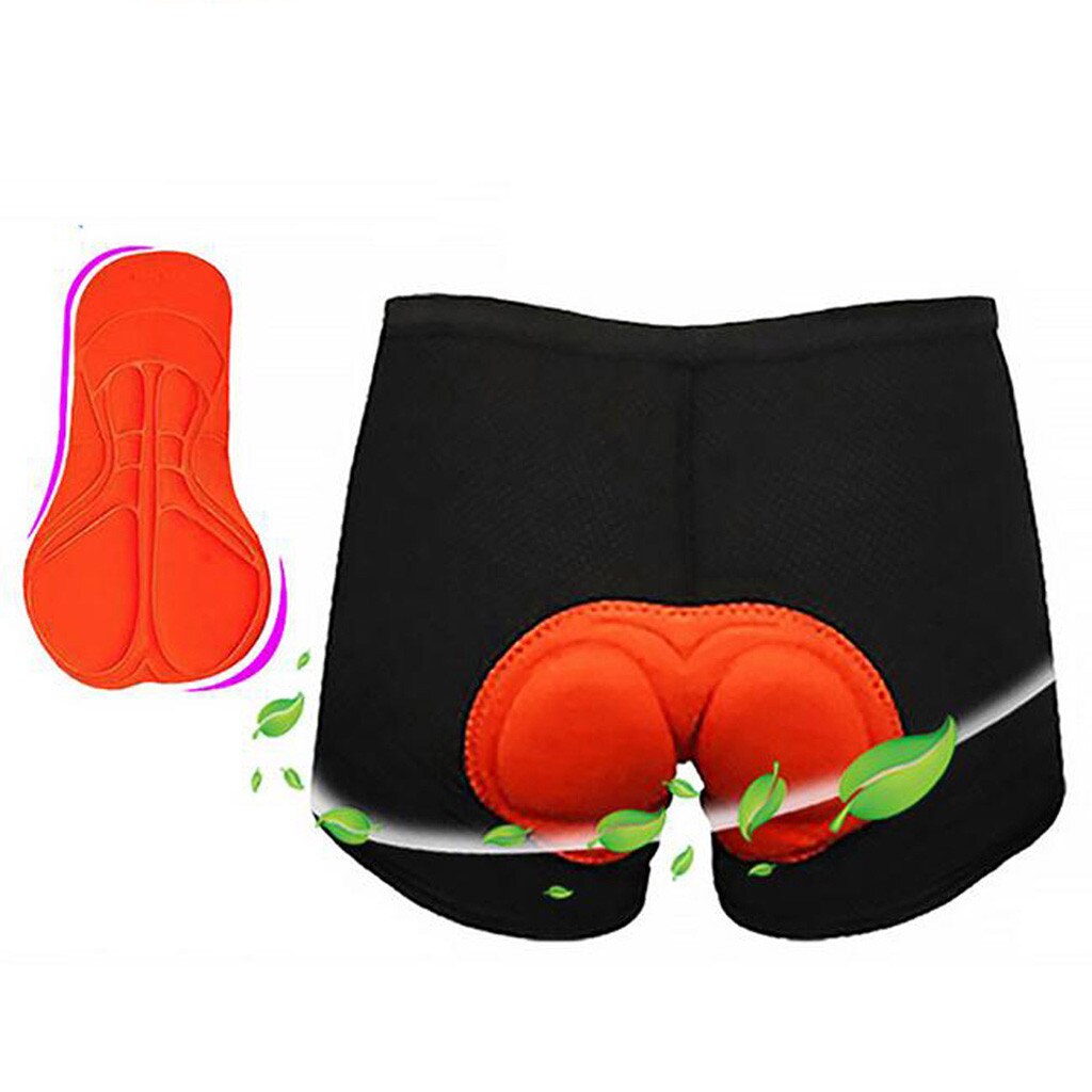 Pantalones cortos de Gel con esponja para hombre, ropa interior a prueba de golpes, transpirable, de secado rápido, para ciclismo de montaña o de carretera