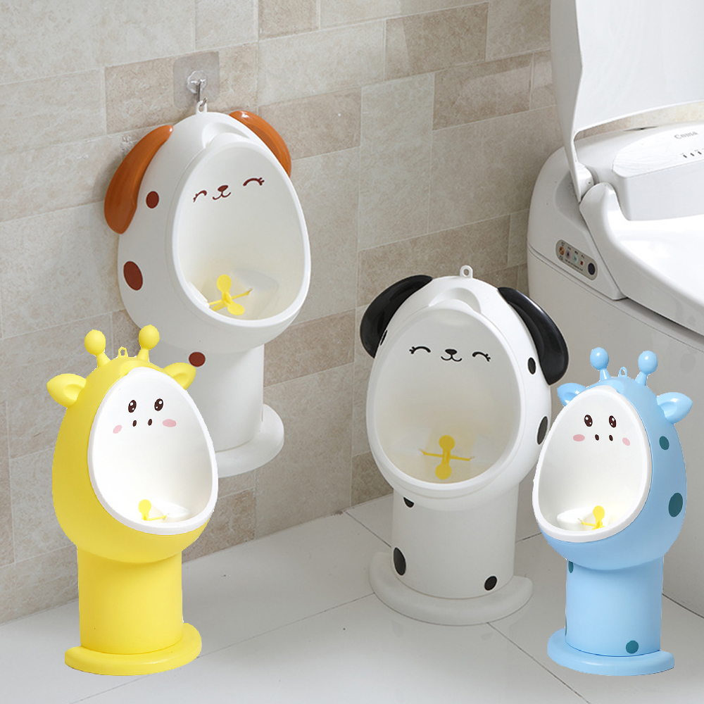 Baby Boy Potty Toilet Training Wall-Mounted Animal Urinal For Children Stand Vertical Urinal Boys Adjustable Pee Kid Pot Trainer