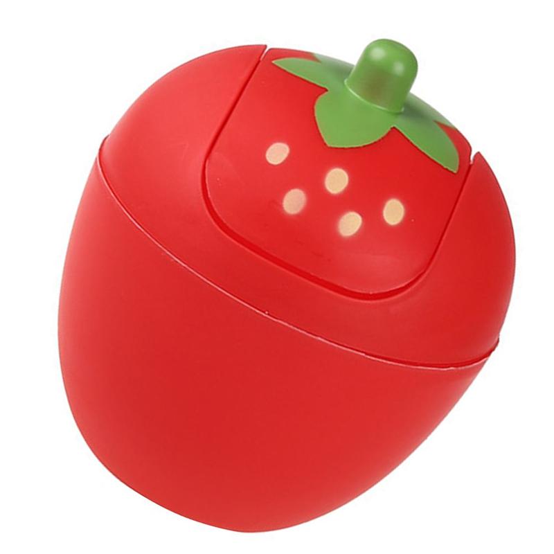 1pcs Cute Plastic Swing Lid Mini Trash Can Trash Bin Lovely Garbage Storage Bucket For Kitchen Storage Table Desk Car Decoration