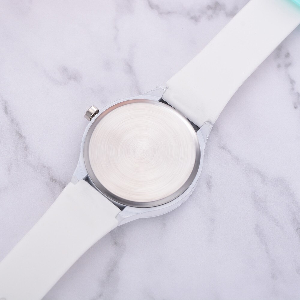 Dames solide modèle montre-bracelet horloge silicone bracelet femmes montres décontracté montre pour femme Simple femme montre montre femme
