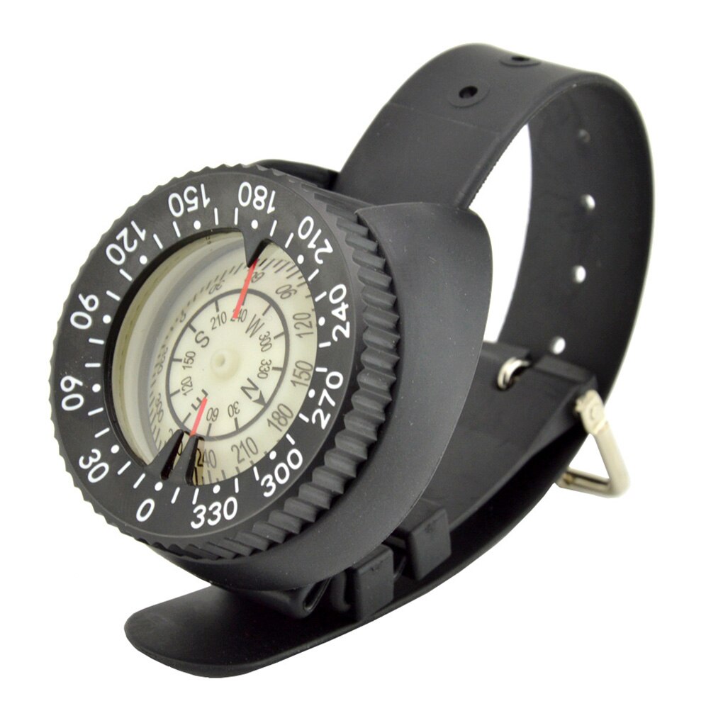 Professionele Duiken Kompas Outdoor Kompas Waterdicht Navigator Digitale Horloge Scuba Horlogeband Kompas Fluorescerende Wijzerplaat Kompas