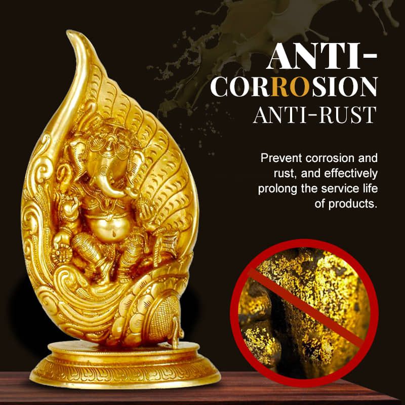 100ML Water-based Glitter Bronzing Paint Golden Acrylic Paint Gold Paint for All Surfaces, Wood, Metal Statue Coloring