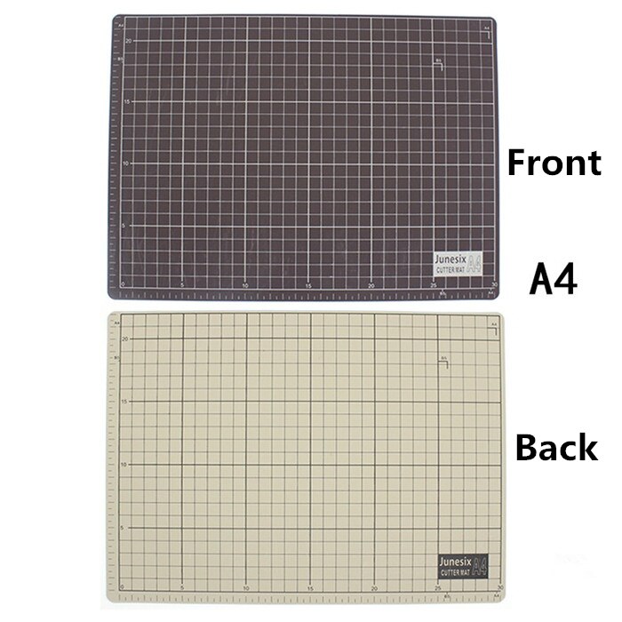 A4 Cutting Mat Grid Double-Sided Self-Healing Plate Engraving Board Mouse Dest Pad School Office Supply Home Carving Tool: A4-Double Color