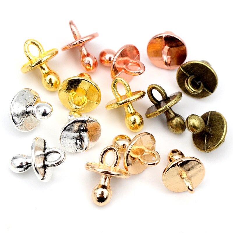 30Pcs Charms Baby Fopspeen Binky Bijtring 14X10Mm Handgemaakte Craft Hanger Maken, Tibetaanse Verzilverd, diy Voor Armband Ketting