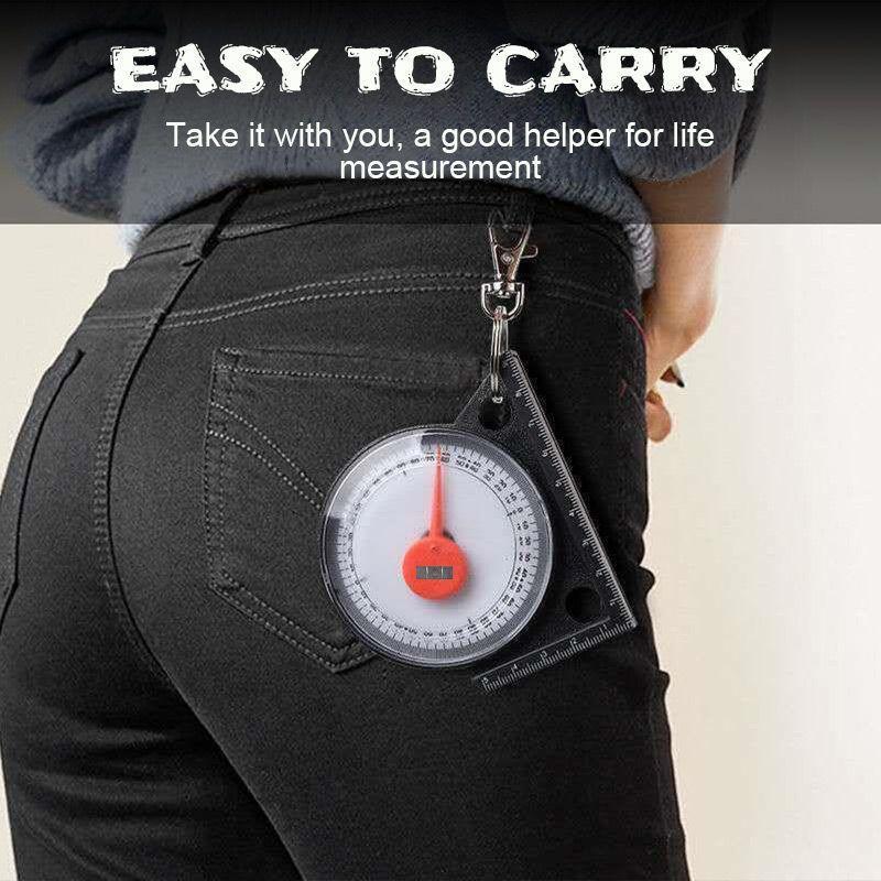 Zezzo® Magnetic Precise Angle Level Finder Mini Inclinometer Protractor Tilt Level Meter Angle Finder Clinometer Gauge Tool