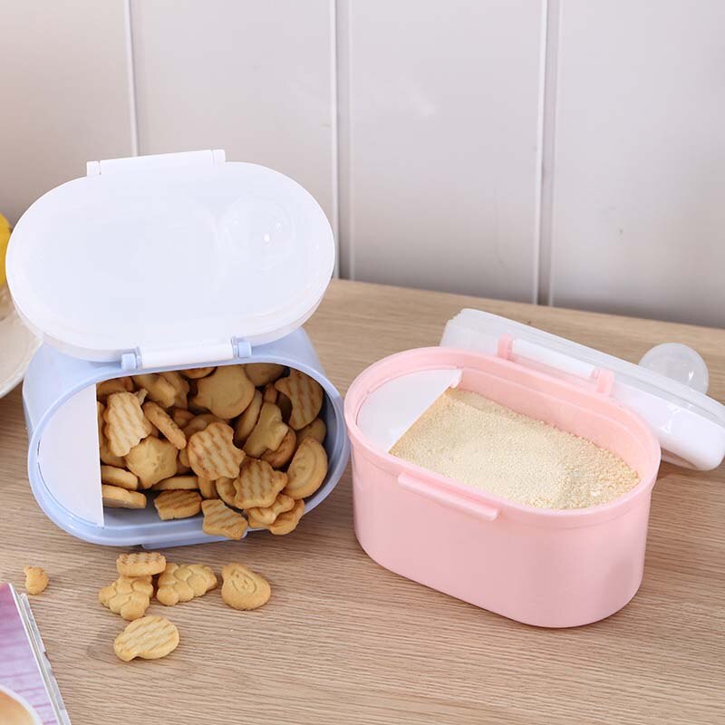 Baby Formule Melk Opslag Zuigelingen Draagbare Melkpoeder Formule Dispenser Voedsel Container Opslag Voeden Box for Kids Voedsel PP Doos