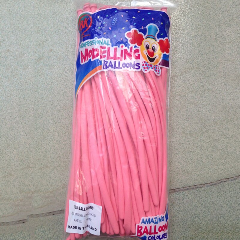 50-200 Stuks Lange Latex Ballonnen Magic Air Ballooon Ballon Voor Modellering Verjaardag Bruiloft Party Decor Lucht Ballon Kids speelgoed Globos: baby pink / 1.5g  50pcs