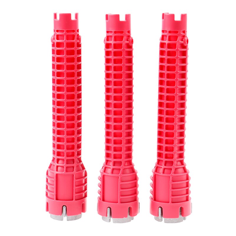 Flume Wrench Sink Faucet Key Plumbing Pipe Wrench 8 In 1 Anti-slip Kitchen Repair Plumbing Tool Bathroom Wrenches Sets