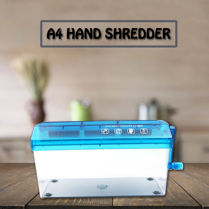 A4 9 "Manual Hand Papier Shredder Document Bestand Handgemaakte Straight Snijmachine Tool voor School Office Thuisgebruik
