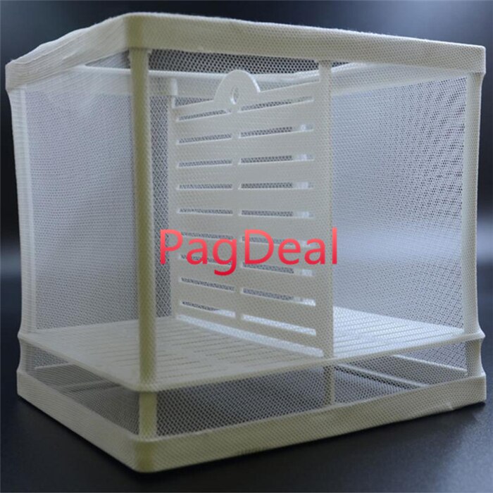 Aquarium vis kweekkast tank vis broedmachine net jongen baby vis kwekerij apparatuur isolatie net box tank met zuignap s/l