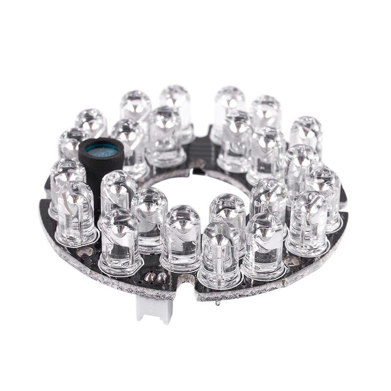 CCTV Kamera 10Mil 90 Grad rot 5mm 24 LED-lampe IR Infrarot Lampe Bord
