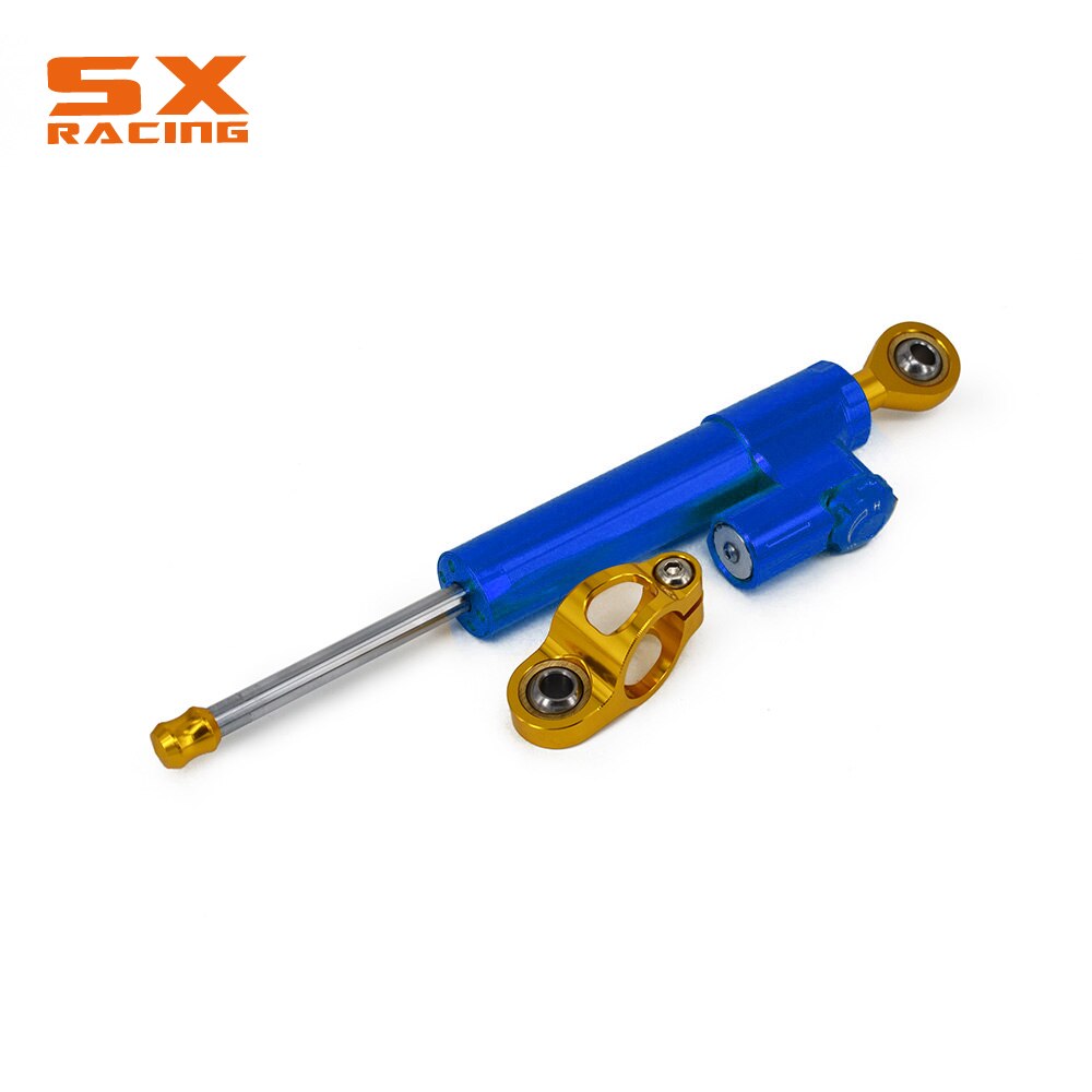 Motorcycle Steering Damper Stabilizer Bracket For KAWASAKI Z1000 Z 1000 Z750 Z 750 2003 03 04 05 06 07 08 09: Blue Gold