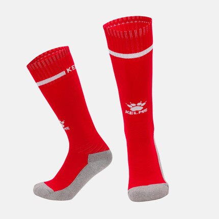 KELME-calcetines de fútbol para niños, medias deportivas transpirables por encima de la rodilla, para competición, entrenamiento, baloncesto, 8101WZ3001: Red Socks