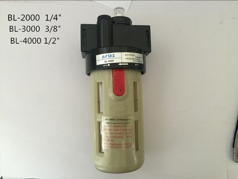 BL-4000 BL4000 BSP 1/2" Adjustable Pressure Air Pneumatic Lubricator Brand