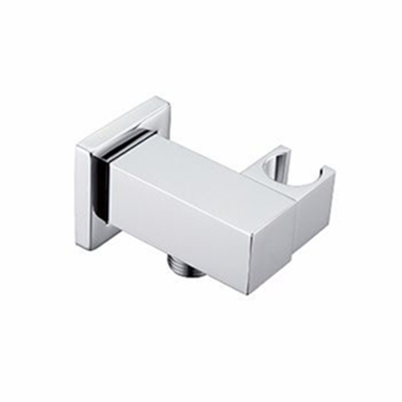 Square Shower Brackels Brass Chrome Angles Adjustable Shower Holder Shower Accessories Handheld Brass Wall Bracket Fixed Base