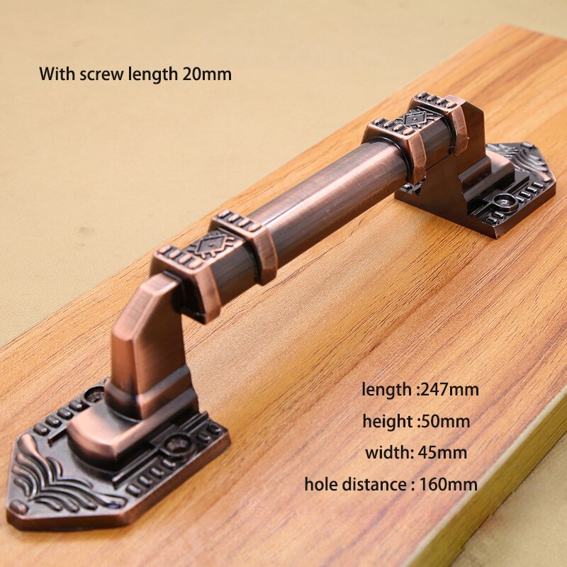 Europese stijl schuur schuifdeurgrepen van hout antieke stijl deurgrepen en knoppen voor binnendeuren vintage