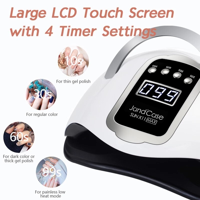 Zon X11 Max Uv Led Nagel Lamp Polish Gel Drogen Lamp Snelle Uitharding Professionele Nail Droog Lamp Alle Voor Nagels salon Tool Eequipment