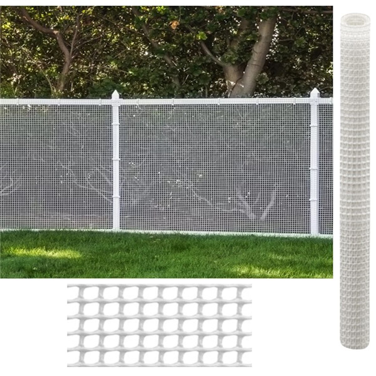 Comercial Candela| Red Malla Protección| 1X5M| Compuesta En PVC| Varias Cuadriculas| Salva Pajaros Y Roedores| Huerto| Invernadero| Gallineras| Voladero| Red Anticaida| Vallas Para Jardin| Jaulas| Tejido Para Cercos