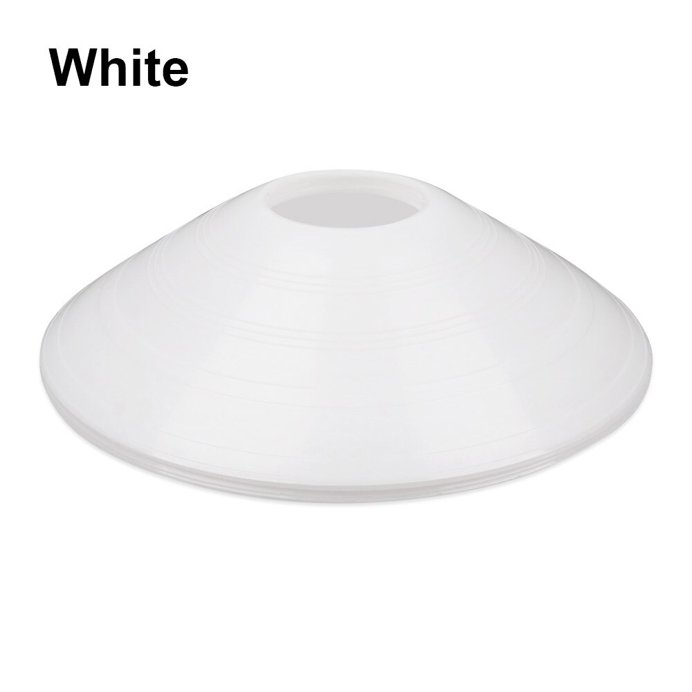 5Pcs Outdoor Sports Football Speed Training Disc Cone Inline Skating Cross Track Marker Soccer Cross Speed Training Marking Cup: White