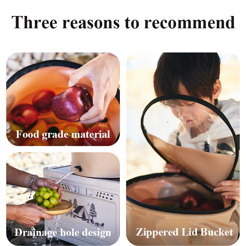 Naturehike hopfällbar hink 10l 20l utomhus bärbar hopfällbar hink eva livsmedelsklassad hink picknick grill camping vattenhink