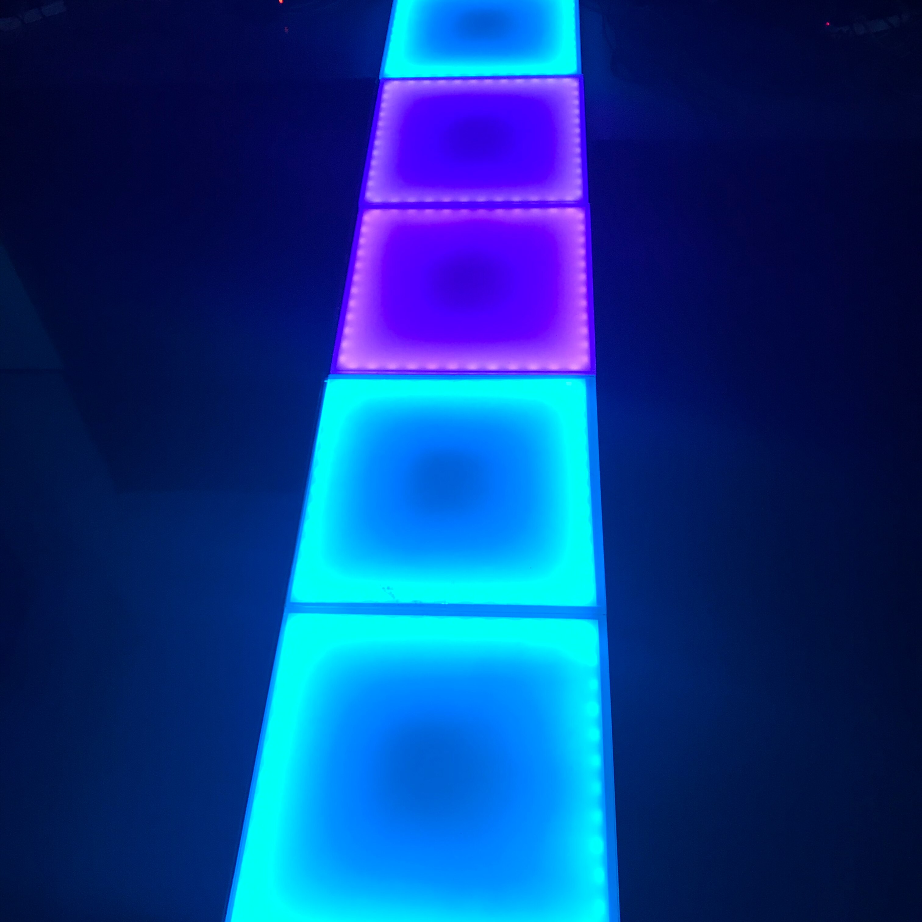 Dance Floor game illuminated led dance floor for car show Dj hotel used inductive dancing light