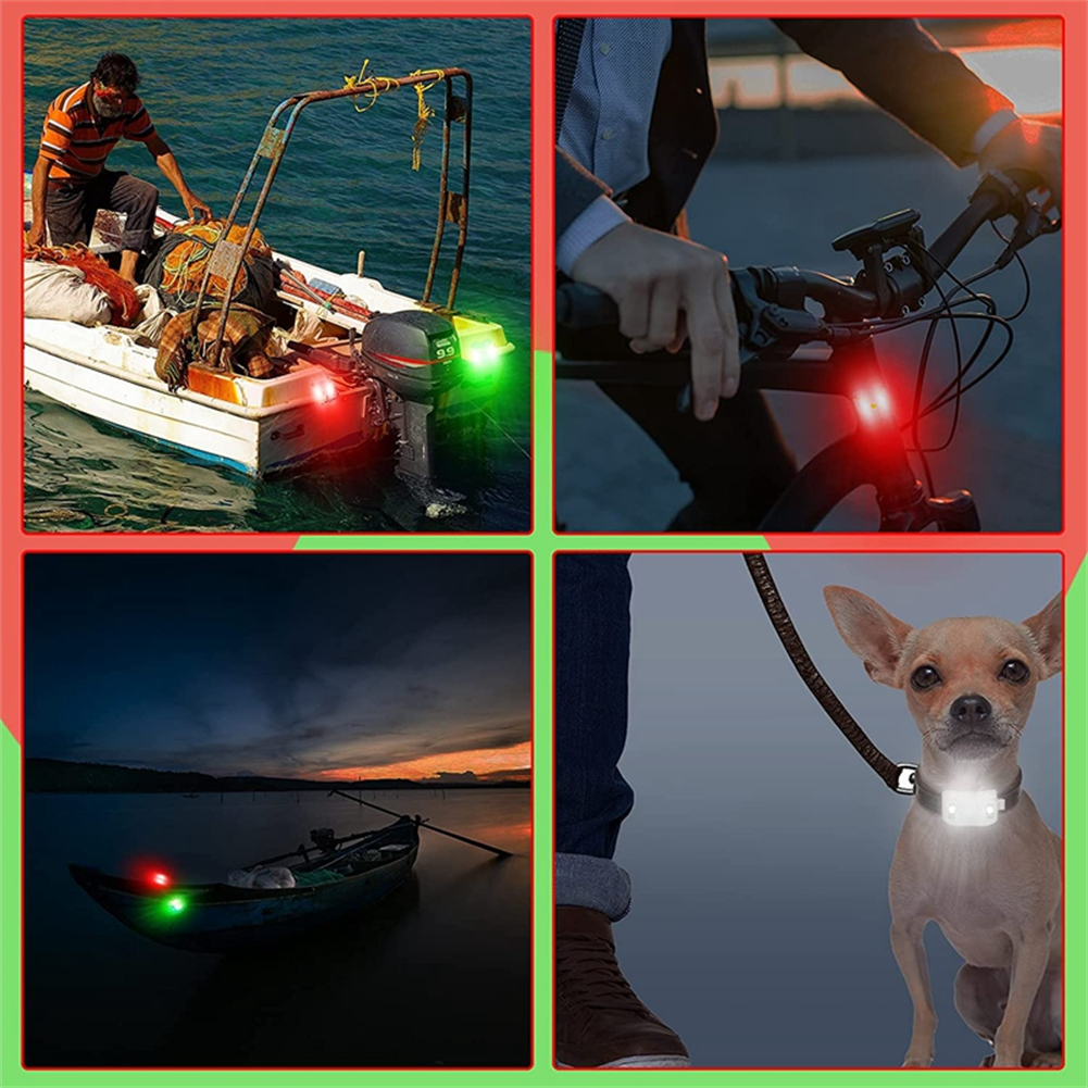 4PCS LED Boat Navigation Lights For Boat Kayak Sai... – Grandado