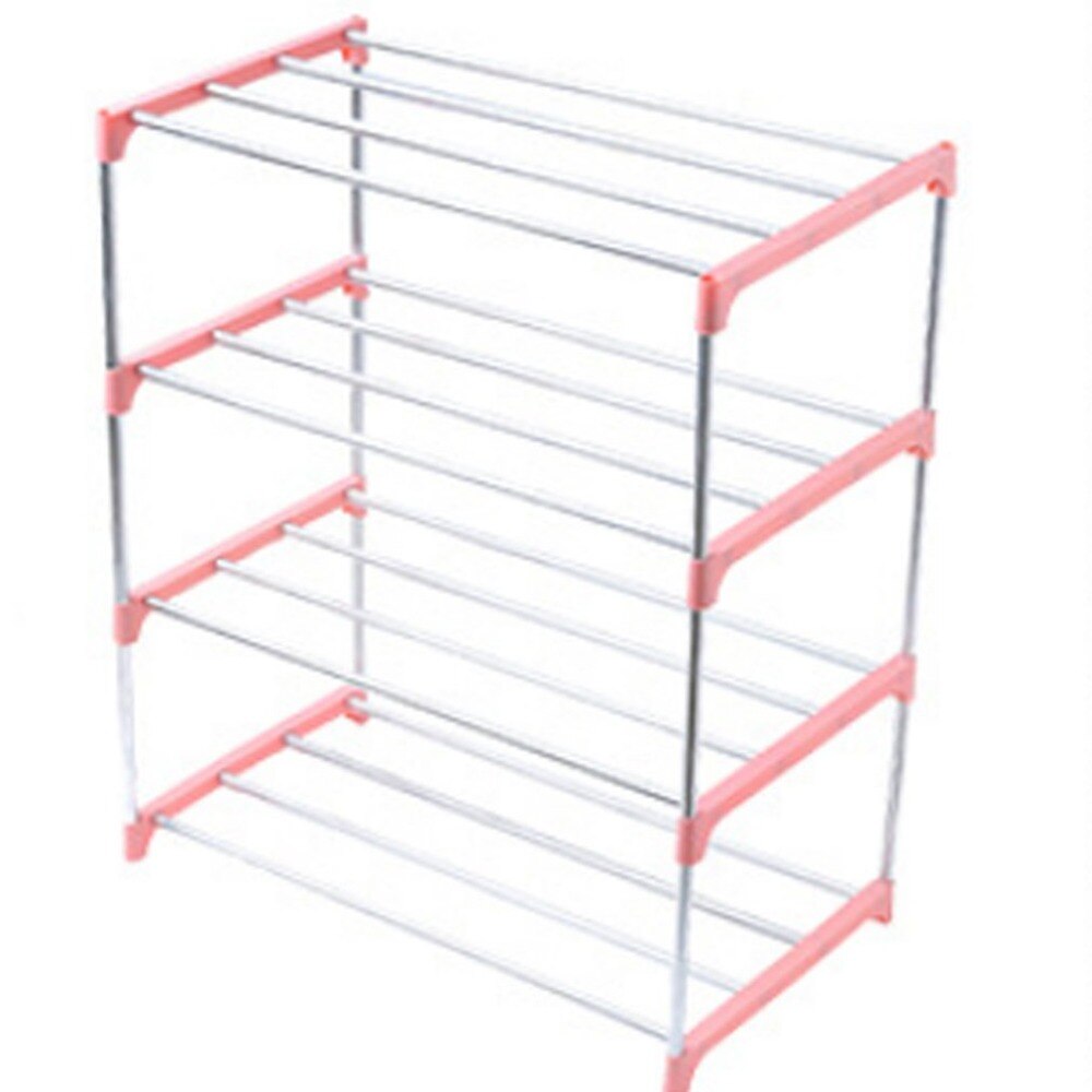 Eenvoudige Multi Layer Schoenenrek Rvs Monteren Opslag Plank Schoenenkast
